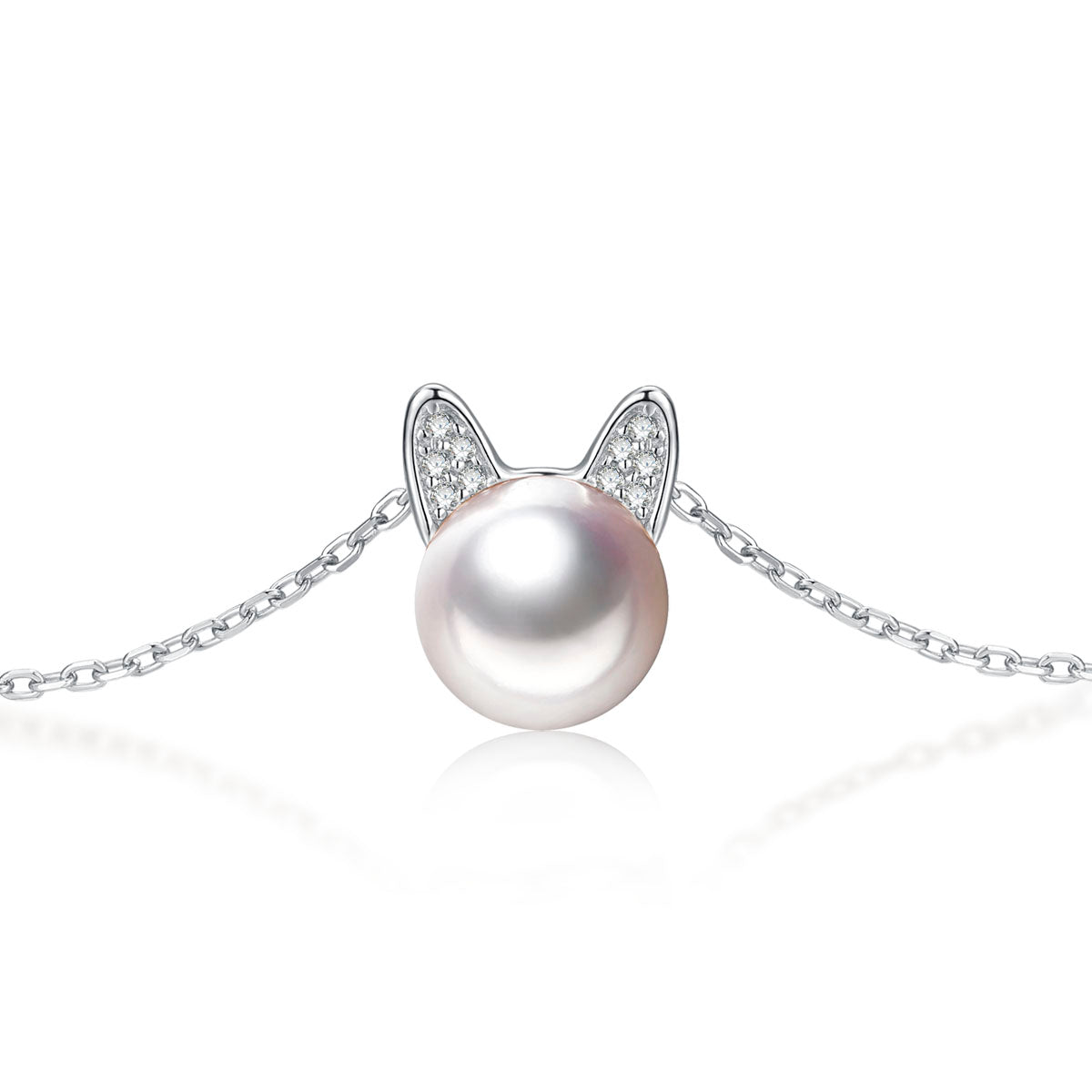 DearFriend Silver - Pearl Sterling Silver Pendant Necklace