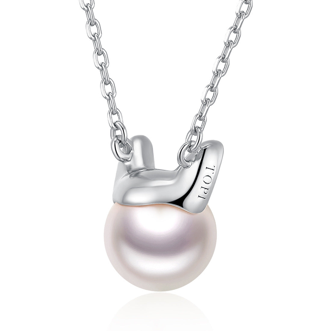 DearFriend Silver - Pearl Sterling Silver Pendant Necklace