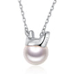 DearFriend Silver - Pearl Sterling Silver Pendant Necklace