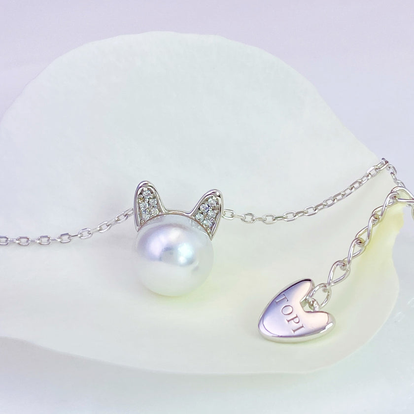 DearFriend Silver - Pearl Sterling Silver Pendant Necklace