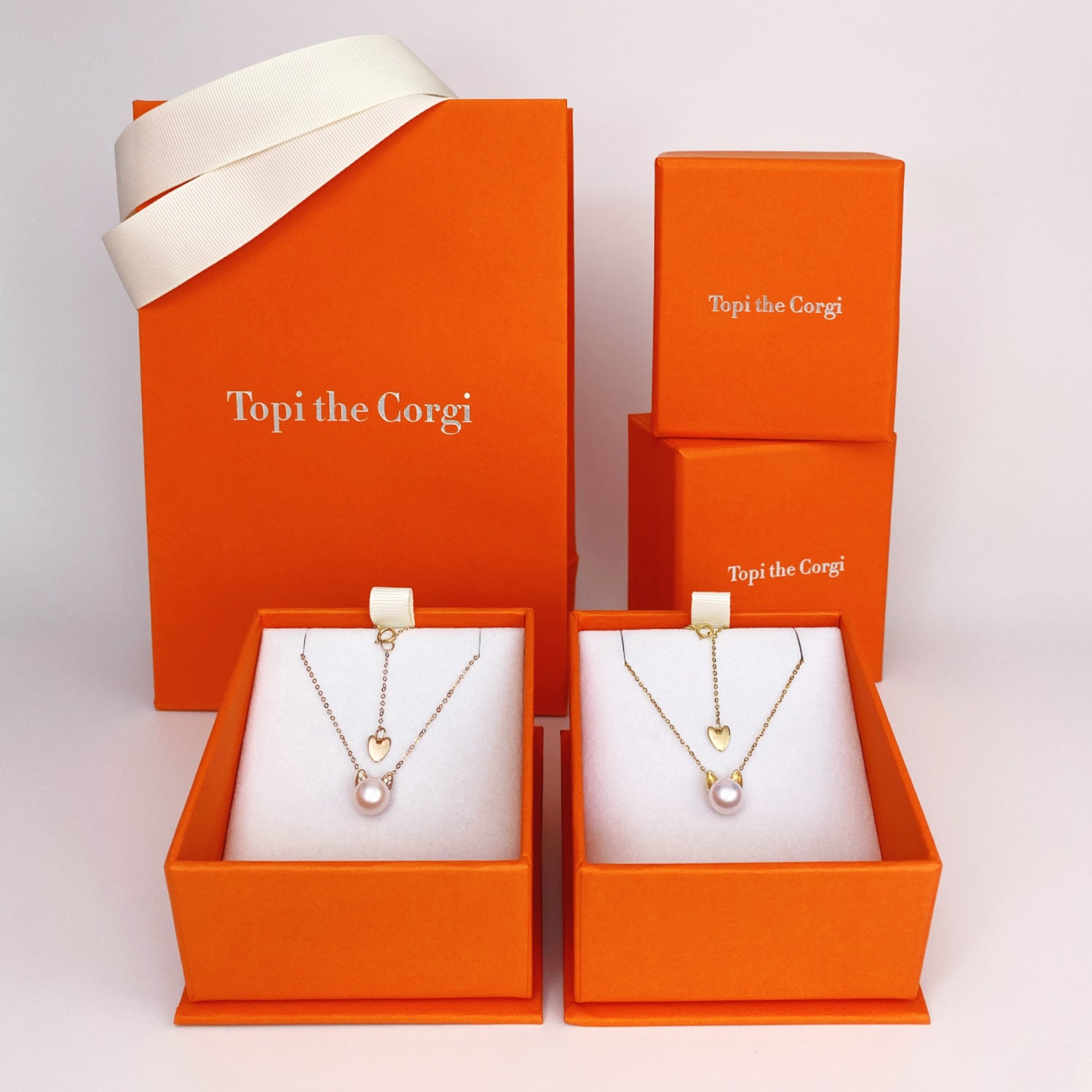 Darling - Rose Gold, Premium Pearl and Diamonds Necklace