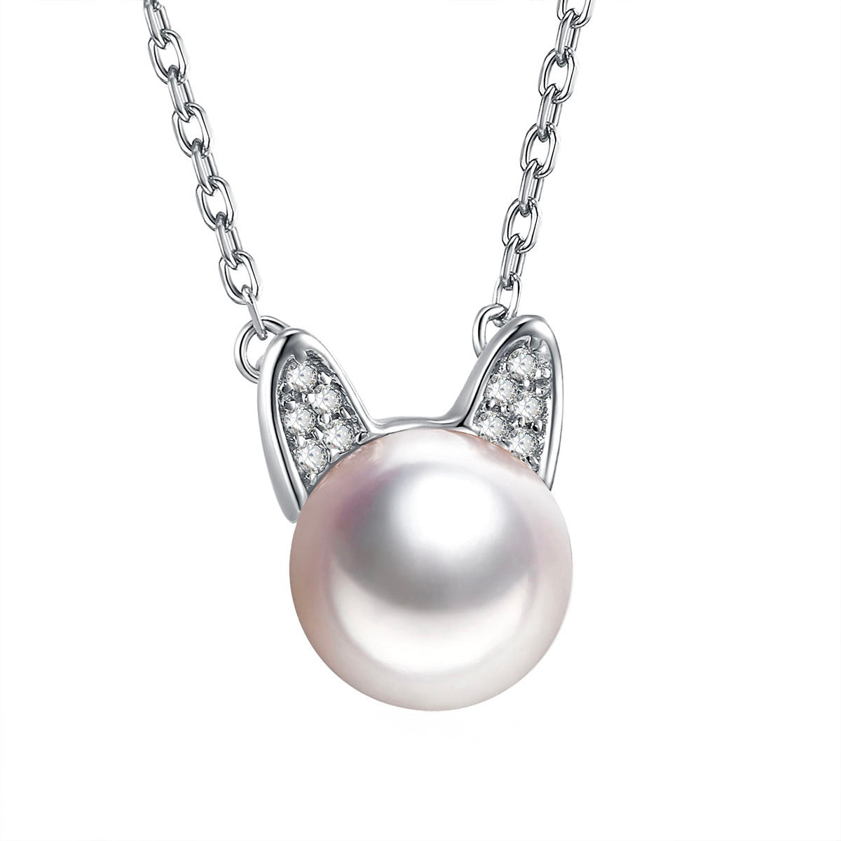DearFriend Silver - Pearl Sterling Silver Pendant Necklace