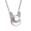 DearFriend Silver - Pearl Sterling Silver Pendant Necklace