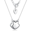 Pawssion Clear - Crystal Sterling Silver Pendant Necklace