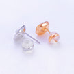 Glamor Pink - Crystal Sterling Silver Stud Earrings