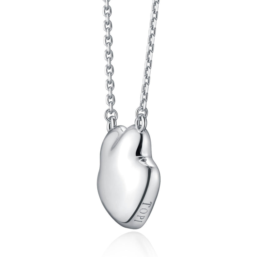 Pawssion Clear - Crystal Sterling Silver Pendant Necklace